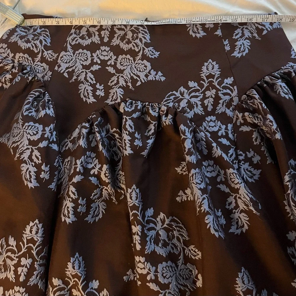 NWT By Anthropologie Brocade Midi Skirt size 16 - Picture 8 of 9